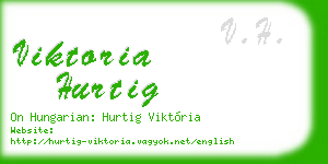 viktoria hurtig business card
